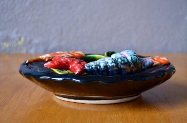 French Riviera Style Ceramic Fish Bowl, 1960s-AIU-1763270