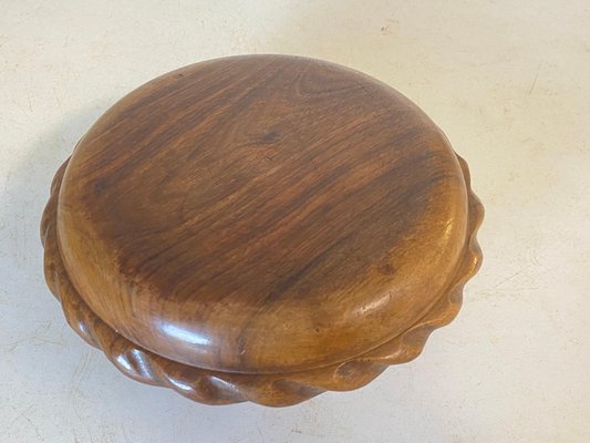 French Rounded Wooden Box, 1960-UR-1782953