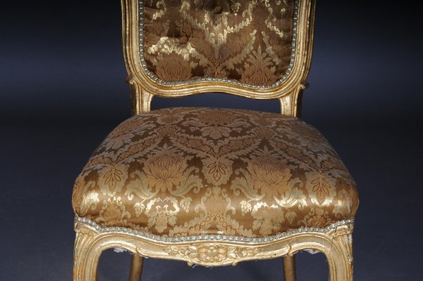 French Salon Chairs from Bellevue Palace, Berlin, 1890s, Set of 4-FLW-1402014