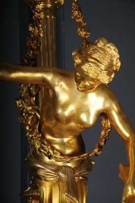 French Sconces in Gilt Bronze, Paris, 20th Century, Set of 2-FLW-1755028