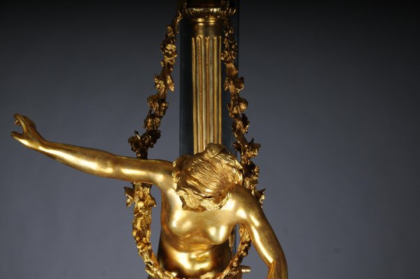 French Sconces in Gilt Bronze, Paris, 20th Century, Set of 2-FLW-1755028