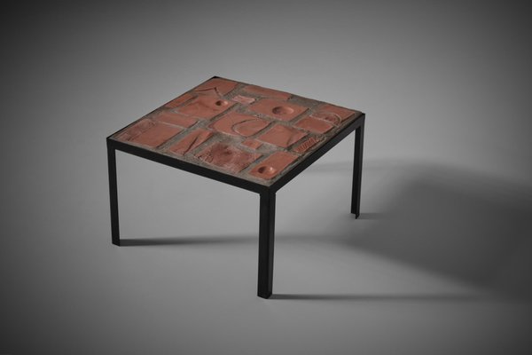 French Sculptural Side Table, 1960s-CO-1284817