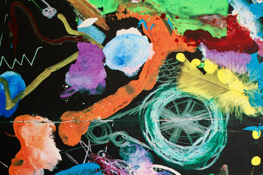 French Serigraph by Jean Tinguely, 1989