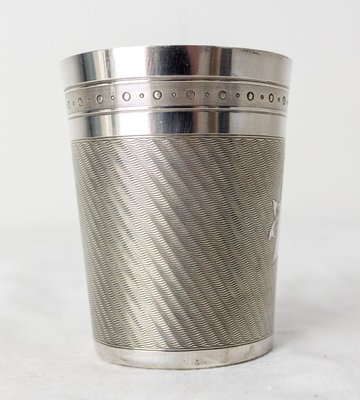 French Silver Metal Goblet, 1900s-RIU-1323197