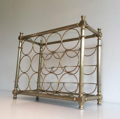 French Silver-Plated Bottle Rack, 1970s-BA-766257