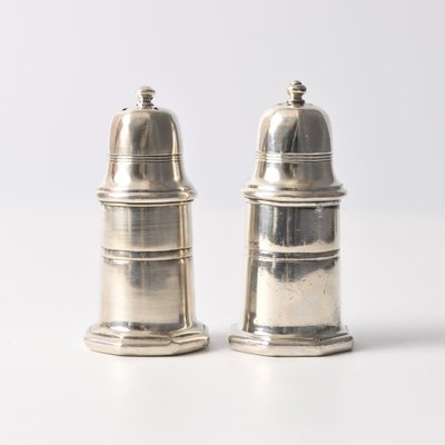 French Silver-Plated Salt and Pepper Shakers from Christofle, 1960s, Set of 2-IXK-1700636