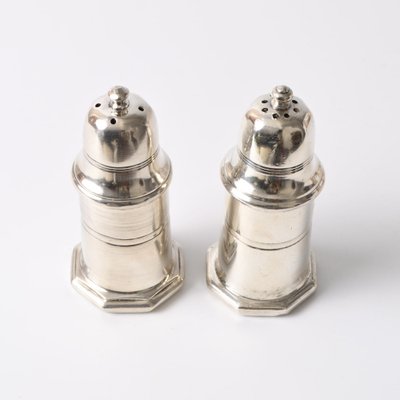 French Silver-Plated Salt and Pepper Shakers from Christofle, 1960s, Set of 2-IXK-1700636