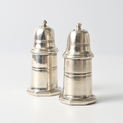 French Silver-Plated Salt and Pepper Shakers from Christofle, 1960s, Set of 2-IXK-1700636