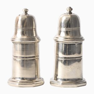 French Silver-Plated Salt and Pepper Shakers from Christofle, 1960s, Set of 2-IXK-1700636