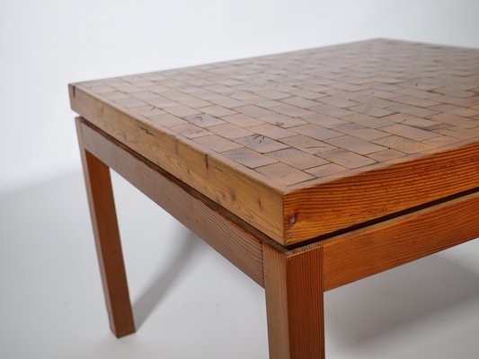 French Solid Wood Coffee Table, 1970s-LVS-1444992