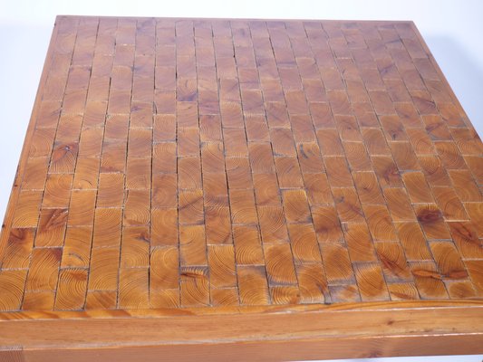 French Solid Wood Coffee Table, 1970s-LVS-1444992