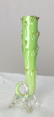 French Soliflor Glass Vase, 1960s-RIU-1358330