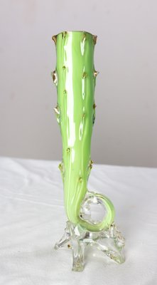 French Soliflor Glass Vase, 1960s-RIU-1358330