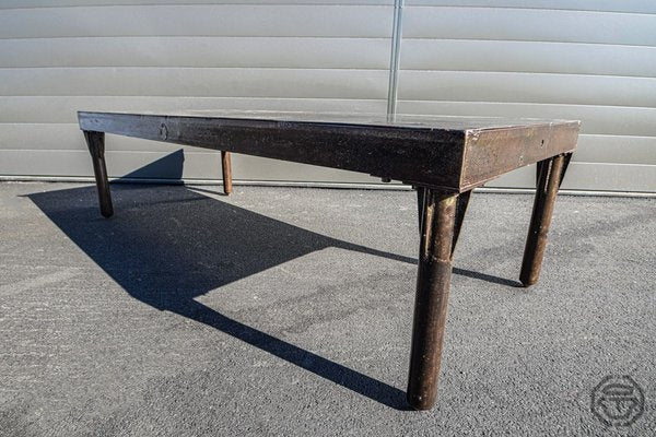 French Steel Table, 1960s-LA-837436