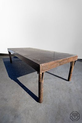 French Steel Table, 1960s-LA-837436