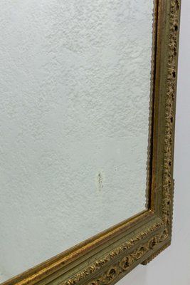 French Stucco Mirror with Bronze Patina Vegetal Patterns, 1890s-RIU-1329284