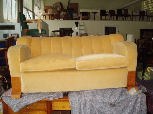 French Style Déco Two-Seater Sofa-XHV-1154957