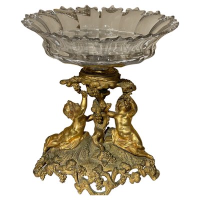 French Table Centerpiece in Fire-Gilded Bronze, 1870s-FLW-1402042