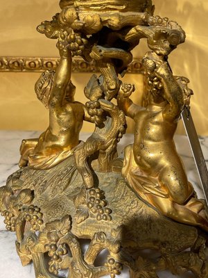 French Table Centerpiece in Fire-Gilded Bronze, 1870s-FLW-1402042