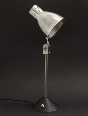 French Table Lamp in Chromed and Lacquered Metal from Jumo, 1940s-SY-2022503