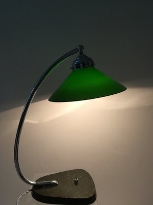 French Table Lamp with Granite Foot, 1950s-KDB-1305346