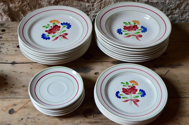 French Tableware Set, 1940s, Set of 37-AIU-566778