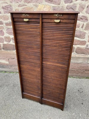 French Tambour Notar Cabinet, 1940s-GQM-1811415