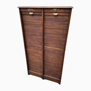 French Tambour Notar Cabinet, 1940s-GQM-1811415