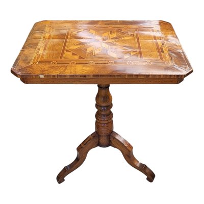 French Tripod Side Table in Rosewood-TCS-1794895