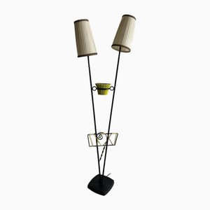 French Two-Armed Floor Lamp, 1950s-PDG-2016853