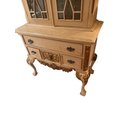 French Two Bodies Show Cabinet with Chest-TCS-2027822