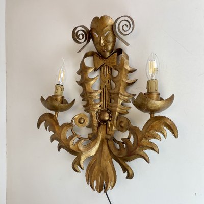 French Venetian Style Wall Sconce, 1960s-DX-2043173