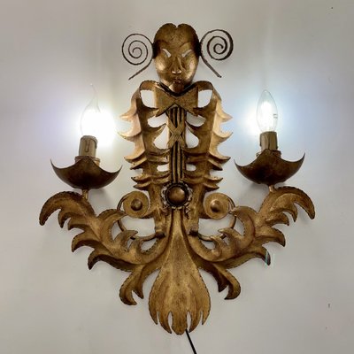 French Venetian Style Wall Sconce, 1960s-DX-2043173