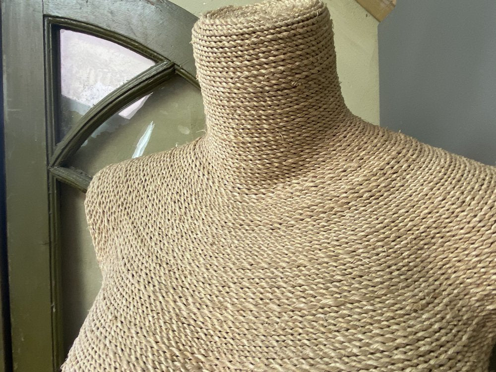 French Vintage Jute Mannequin, 1970s