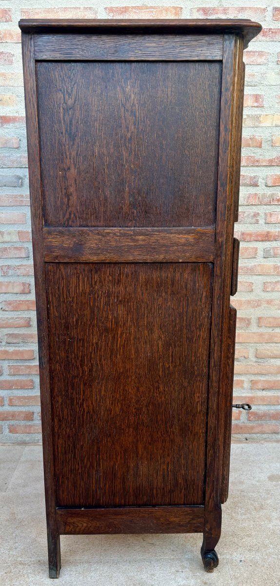 French Walnut Drop Front Secretary, 1890s