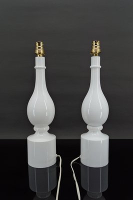 French White Lamps by Philippe Capelle, 1970, Set of 2-XNH-1804479