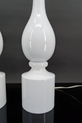 French White Lamps by Philippe Capelle, 1970, Set of 2-XNH-1804479