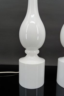 French White Lamps by Philippe Capelle, 1970, Set of 2-XNH-1804479