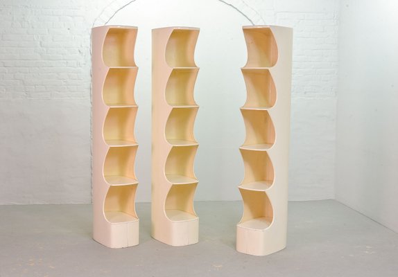 French White Shelf by Valeric Doubroucinskis for Rodier, 1970s-IXC-551403