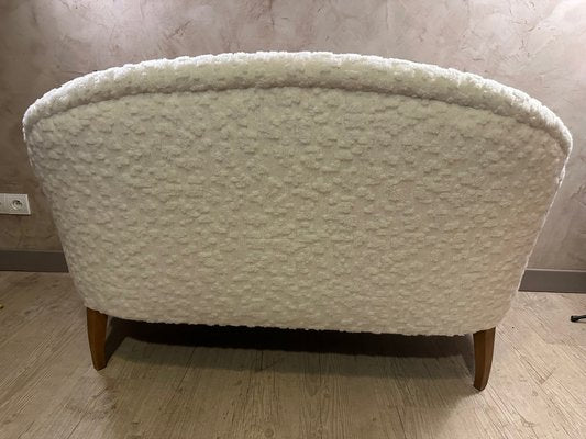 French White Upholstered 2-Seat Sofa-BFK-1762421