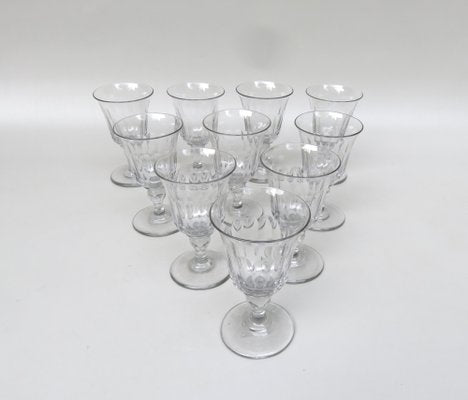 French Wine Glasses, 1890, Set of 10-EY-1451560