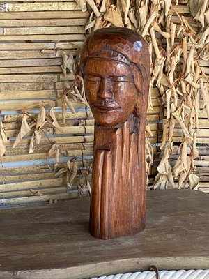 French Wood Sculpture, 1950s-UR-964023