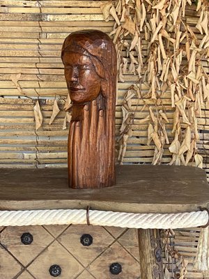 French Wood Sculpture, 1950s-UR-964023