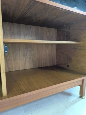 French Wooden Secretary by André Monpoix for Meubles TV, 1960s-HKW-2021326