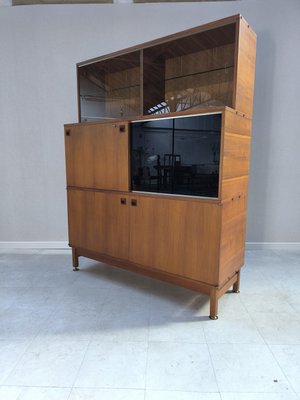 French Wooden Secretary by André Monpoix for Meubles TV, 1960s-HKW-2021326