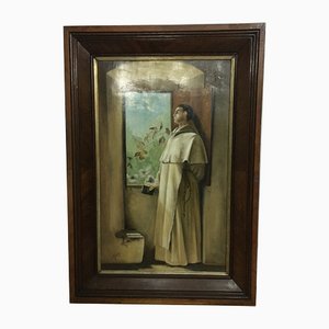 Friar, 1931, Oil on Board, Framed-WQQ-1111963