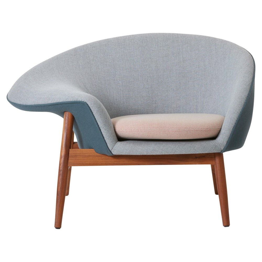 Fried Egg Left Lounge Chair in Pale Peach by Warm Nordic