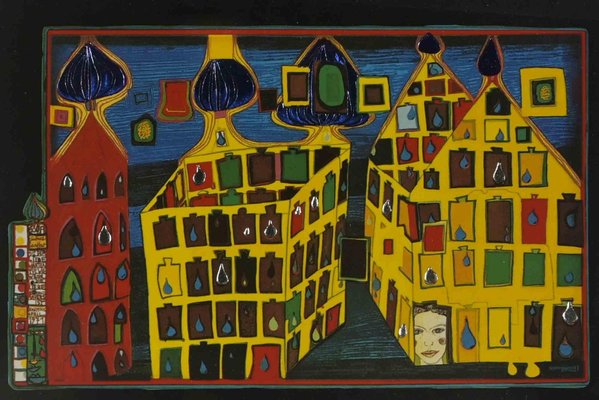 Friedensreich Hundertwasser, Landscape, Screen Print, 1971-ZCI-2029218