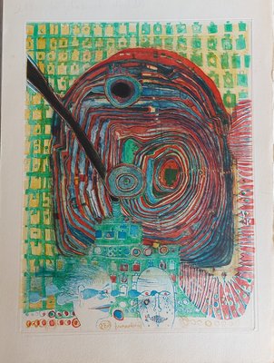 Friedensreich Hundertwasser, Sea Voyage, 1967, Etching-KHH-1208603