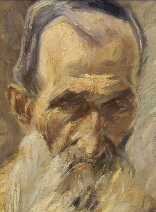 Friedrich August Seitz, Half-Length Portrait of an Elderly Bearded Man, 1926